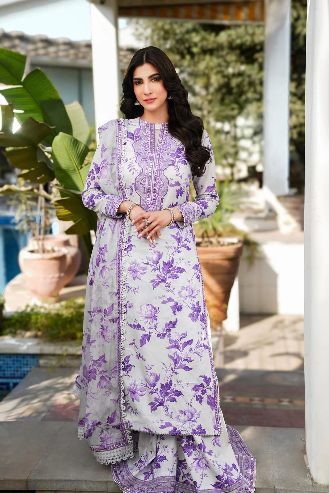 BRAND: ANEELA'S LAWN UNSTITCH 3PC