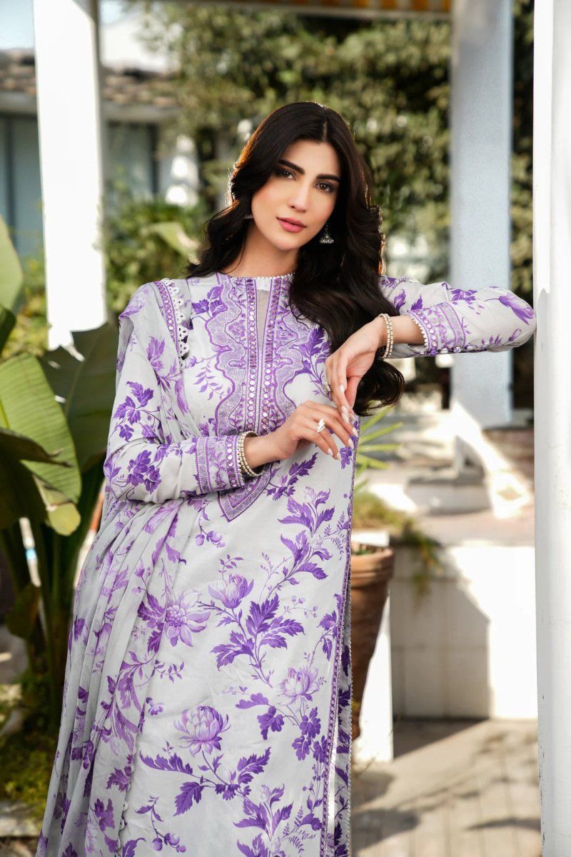 BRAND: ANEELA'S LAWN UNSTITCH 3PC - Image 3