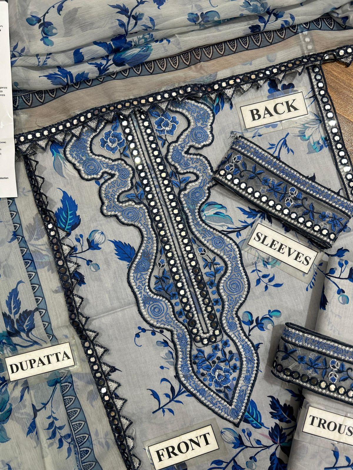 BRAND: ANEELA'S LAWN UNSTITCH 3PC - Image 9