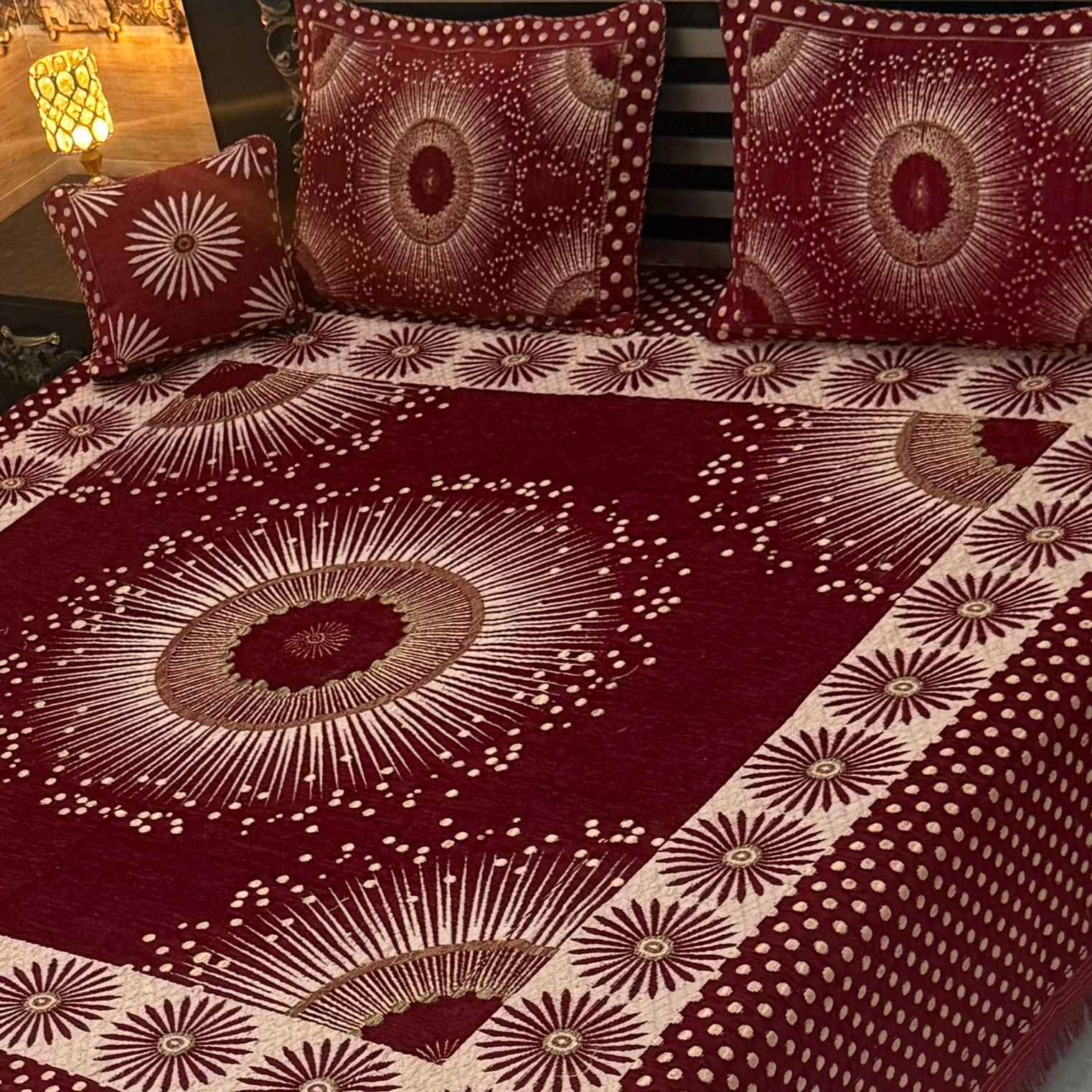 BRAND : JAQUARD BEDSHEET 4Pc Velvet - Image 8