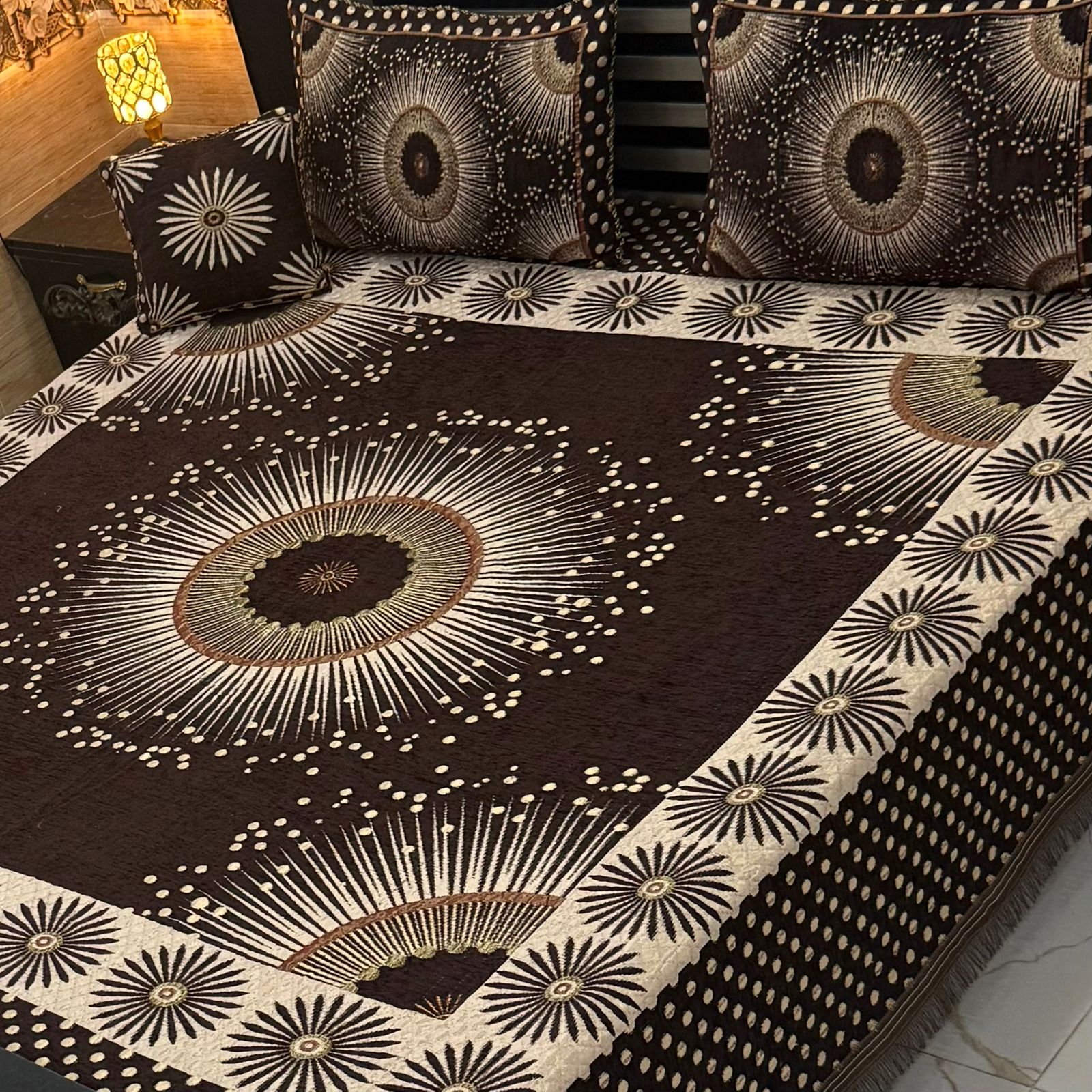BRAND : JAQUARD BEDSHEET 4Pc Velvet - Image 7