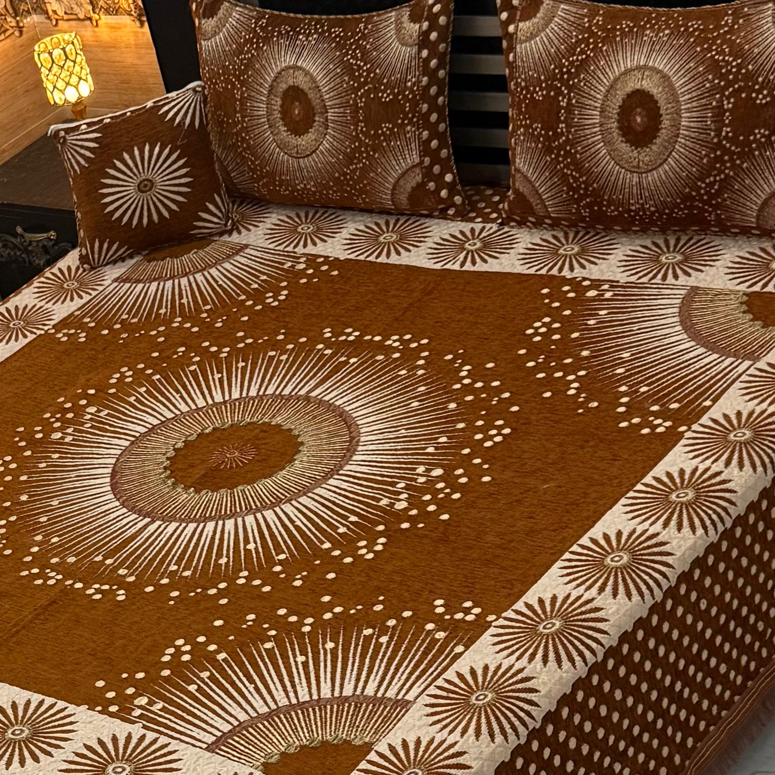 BRAND : JAQUARD BEDSHEET 4Pc Velvet - Image 6